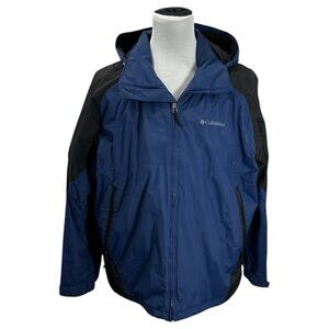 Columbia Men's Adiago Run Blue Zip Insulated Windbreaker Jacket Sz XL